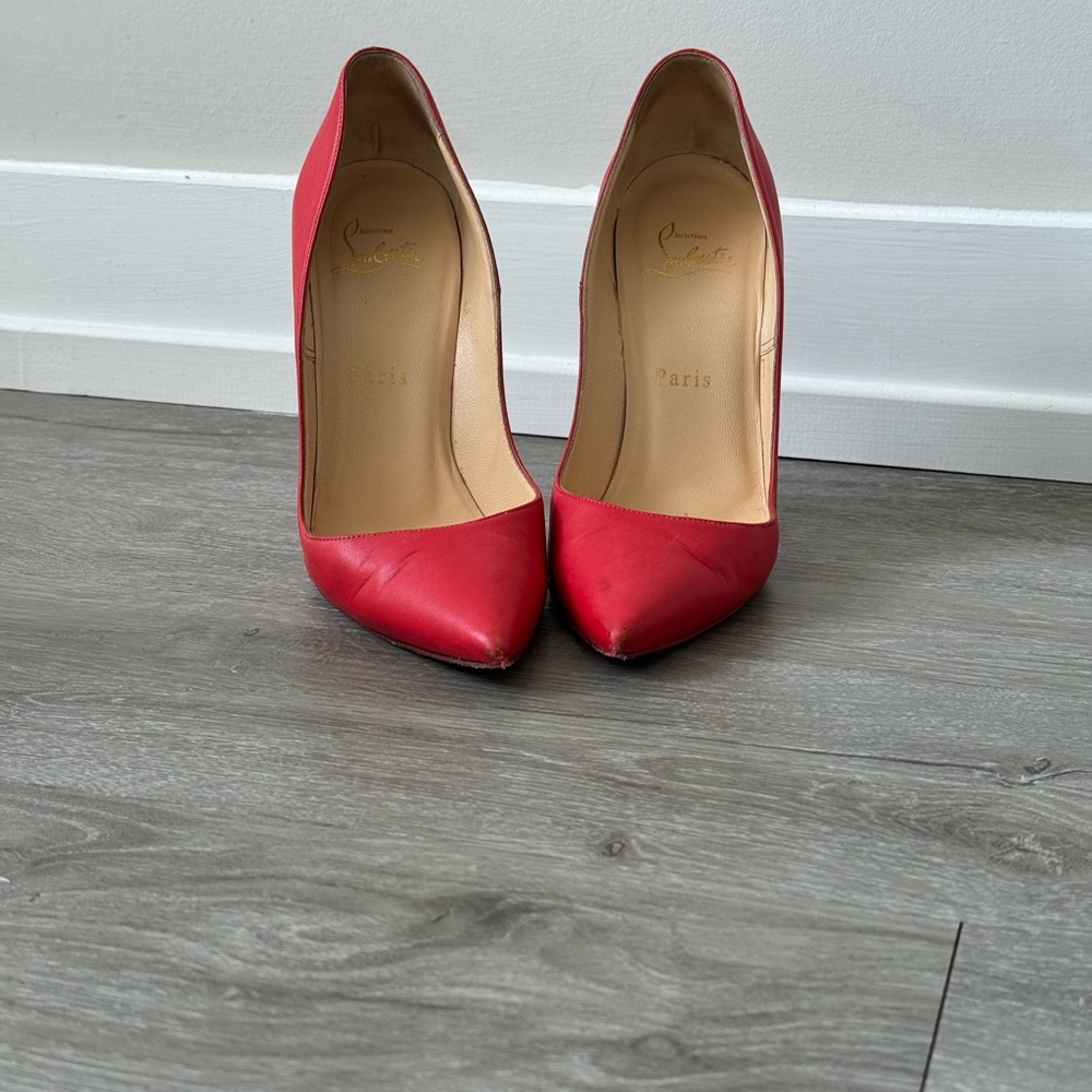 Christian Louboutin Red Leather Pumps - Not available for sale